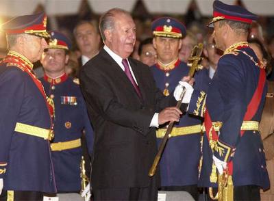 Pinochet, Lagos y Chayre.