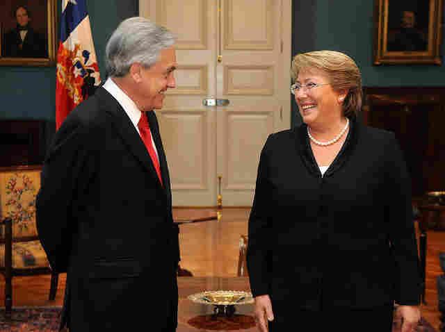 Bachelet y Piñera