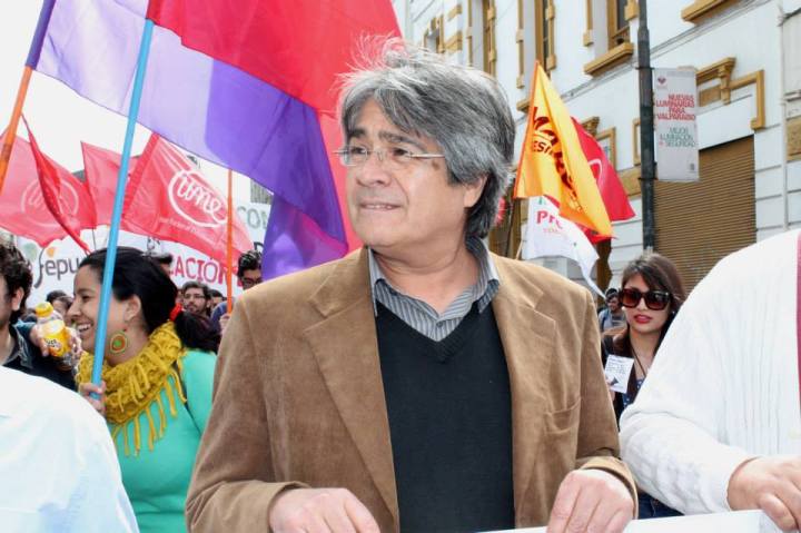 Jorge Bustos marcha
