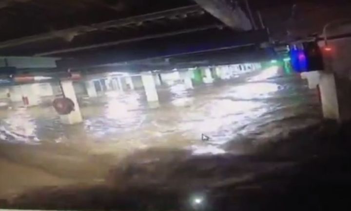 costanera inundado